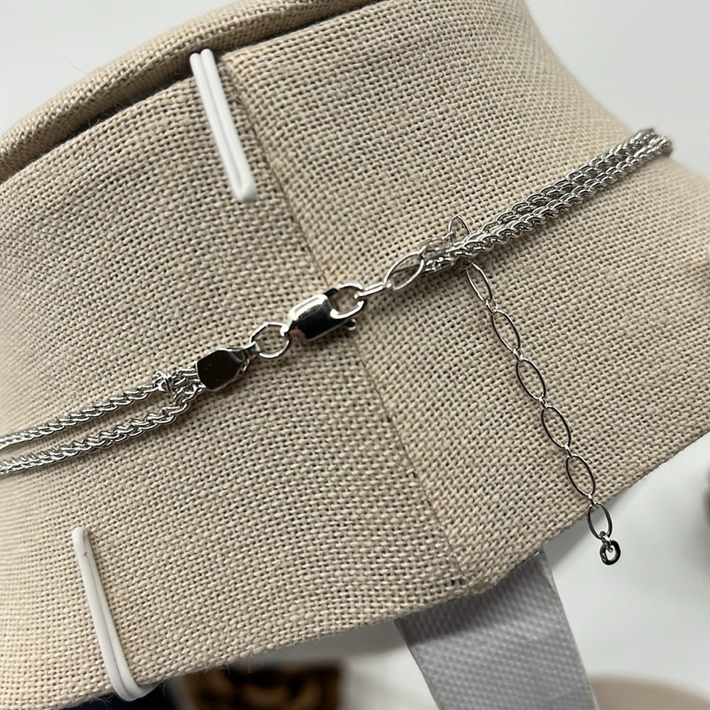 🌟 Exquisite Vintage Marcasite Chandelier Necklace Pendant by Suspicion 🌠 - Picture 3 of 11